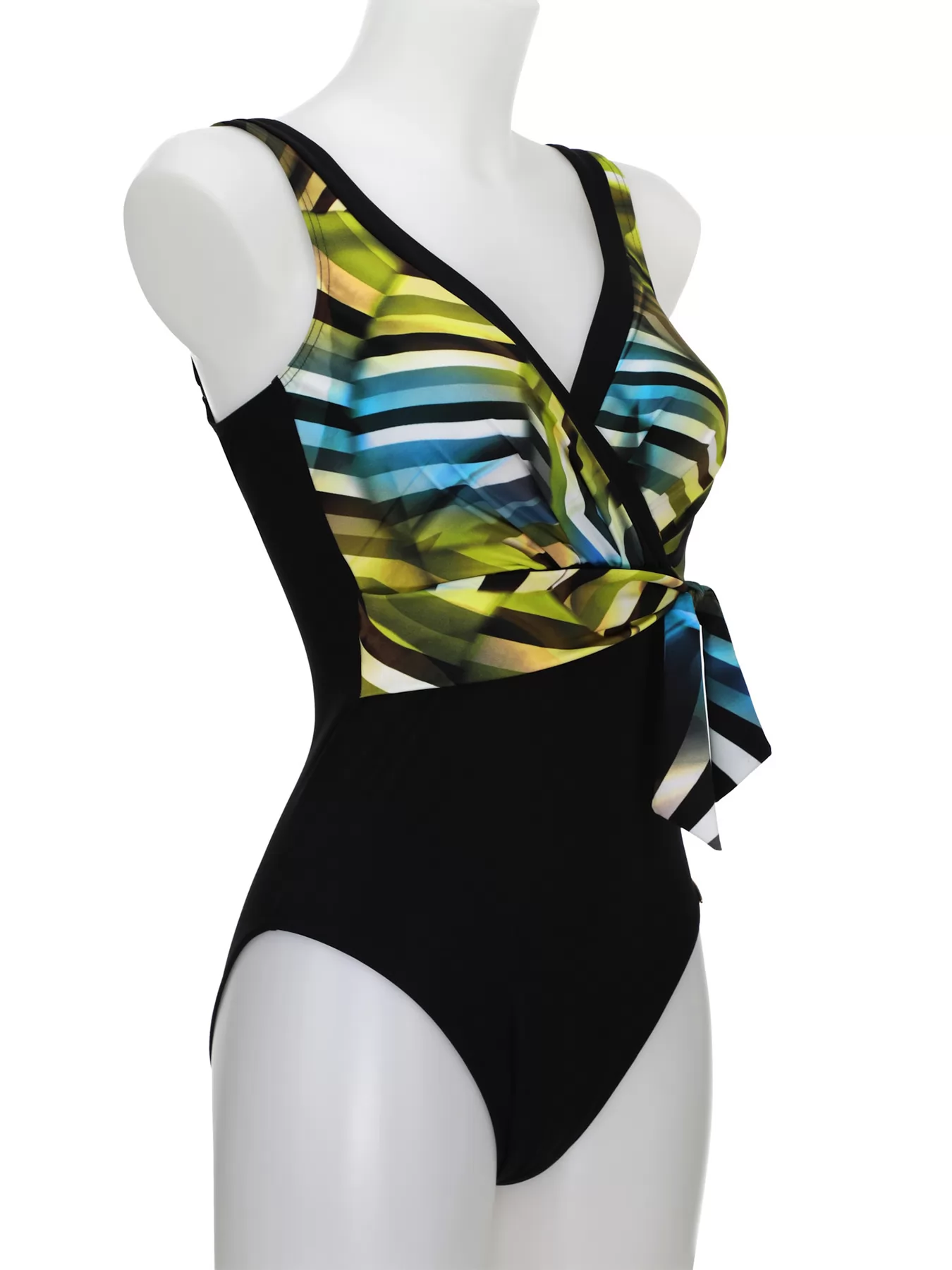 Czarny, wielobarwny, zielony Kostium kąpielowy Sunflair 22020 - zdjęcie 3
