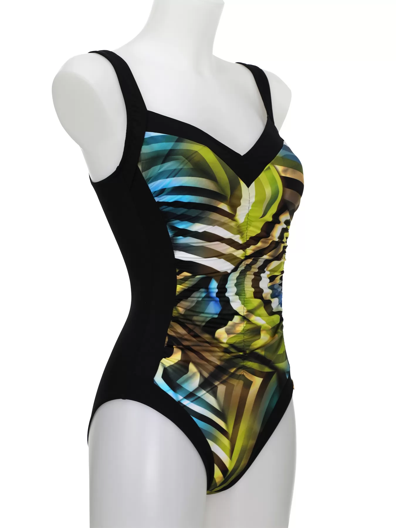 Czarny, wielobarwny, zielony Kostium kąpielowy Sunflair 22019 - zdjęcie 4