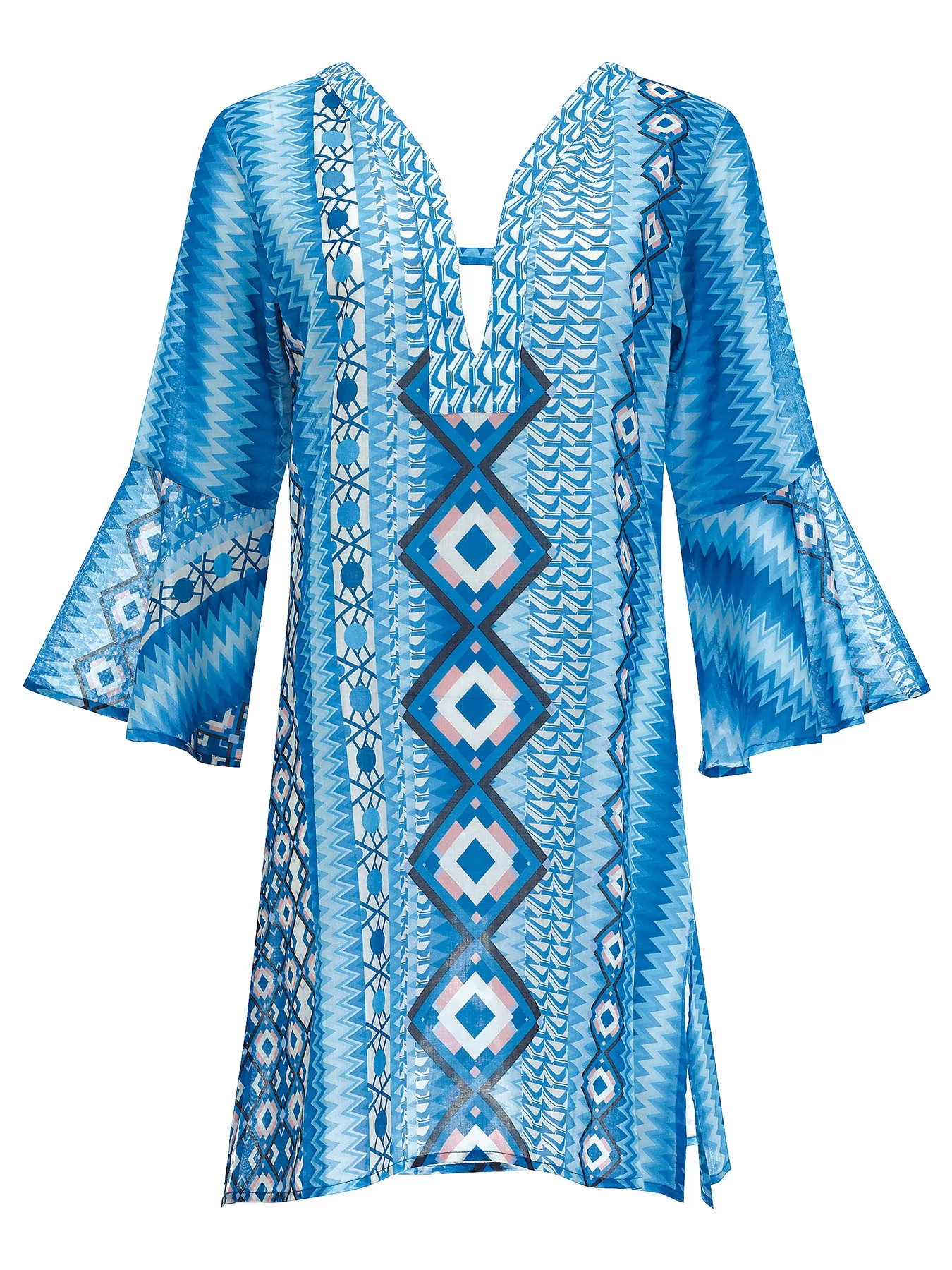 Niebieski Tunika plażowa Sunflair 23800 - zdjęcie 1