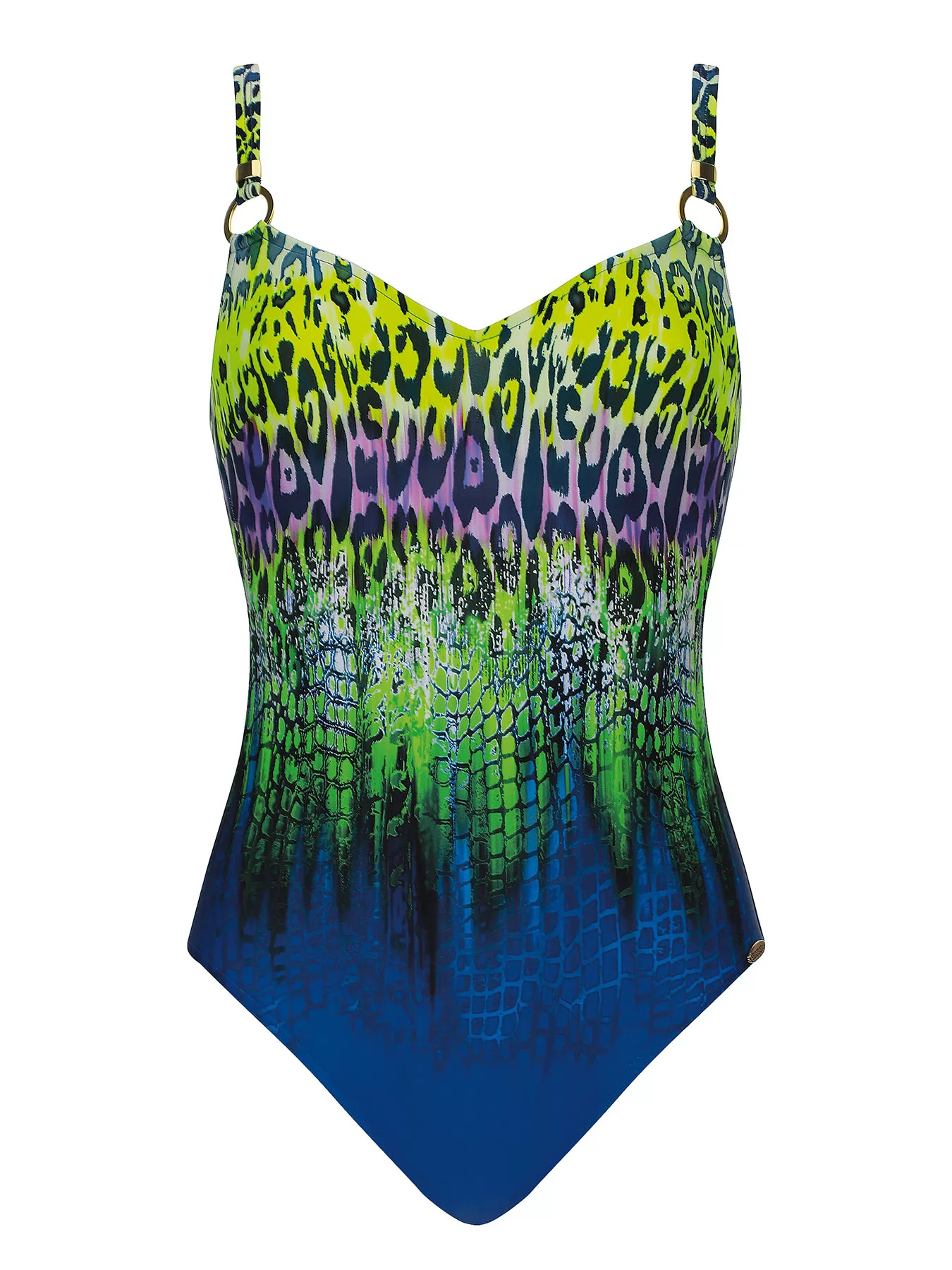 Niebieski, wielobarwny, zielony Kostium kąpielowy Sunflair 22014 - zdjęcie 1