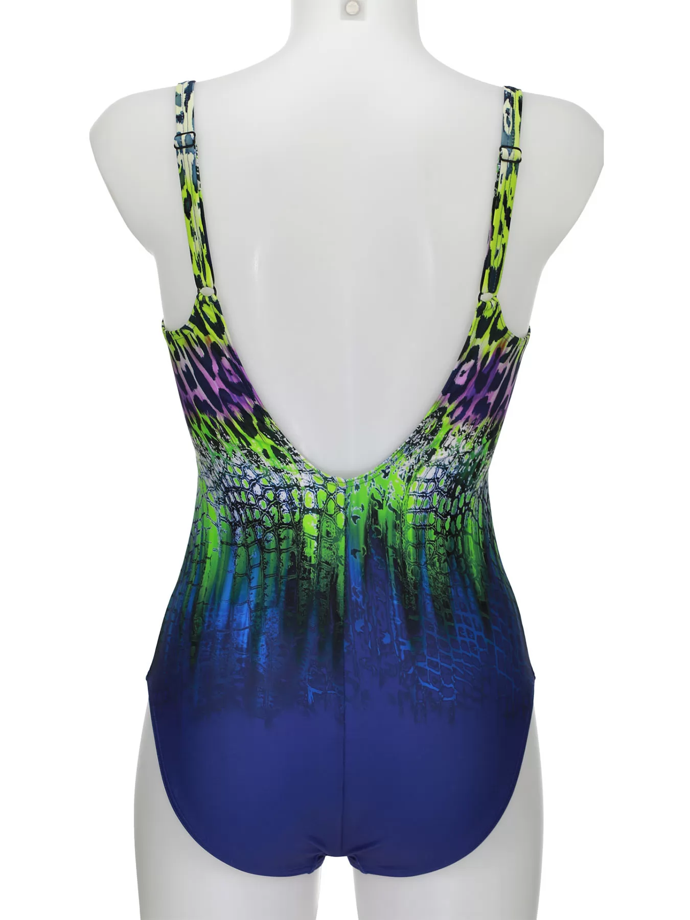 Niebieski, wielobarwny, zielony Kostium kąpielowy Sunflair 22014 - zdjęcie 2