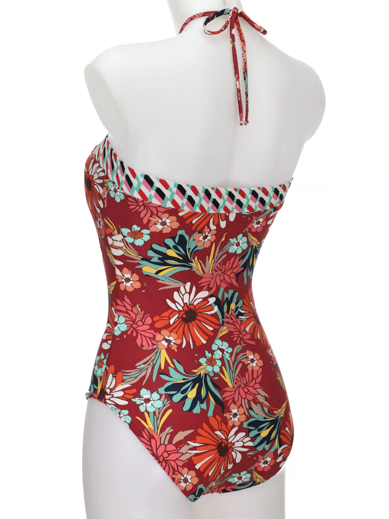 Czerwony, wielobarwny Kostium kąpielowy Sunflair 22128 - zdjęcie 4