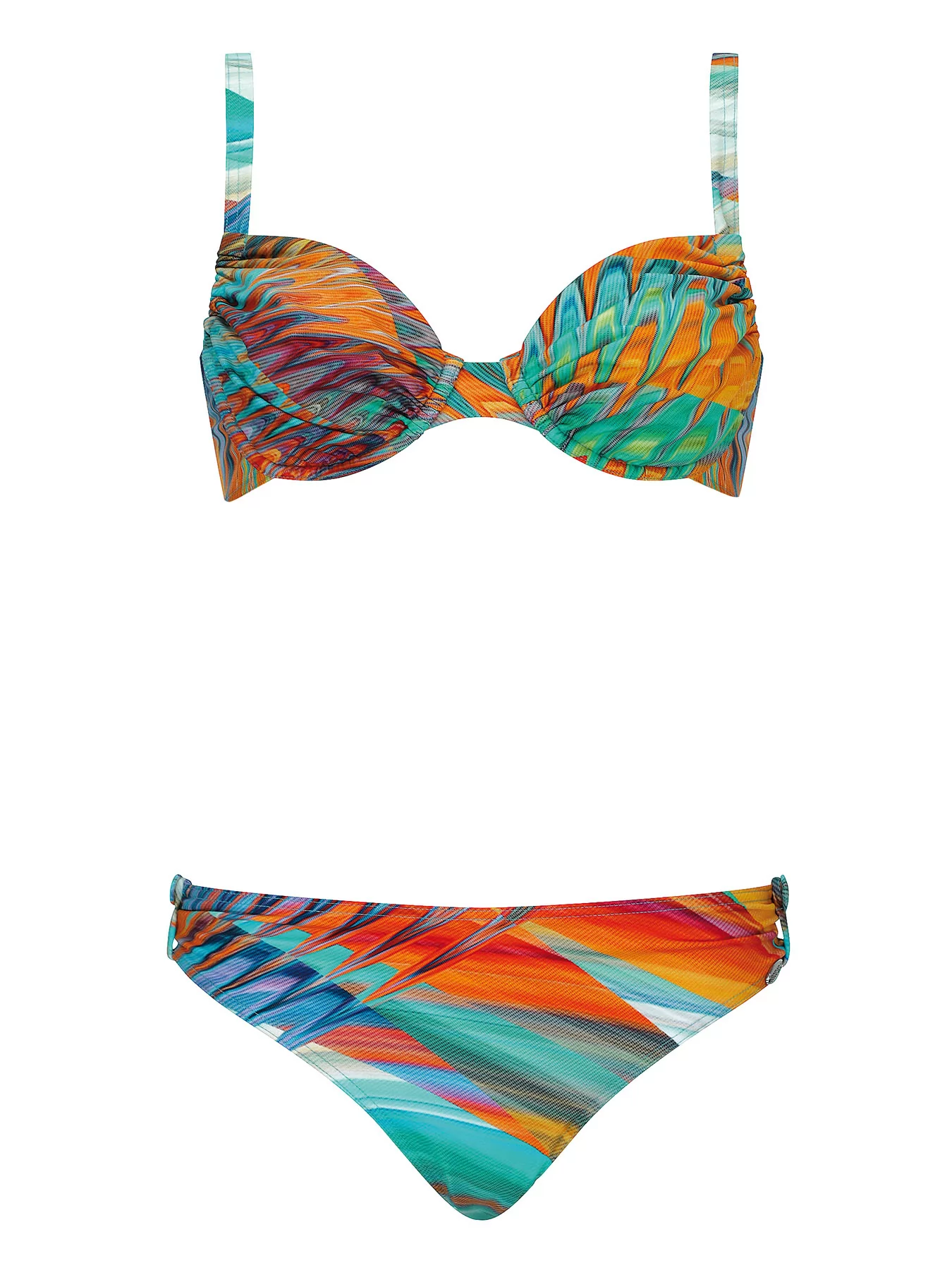 Pomarańczowy, wielobarwny Kostium kąpielowy Sunflair 21068 - zdjęcie 1