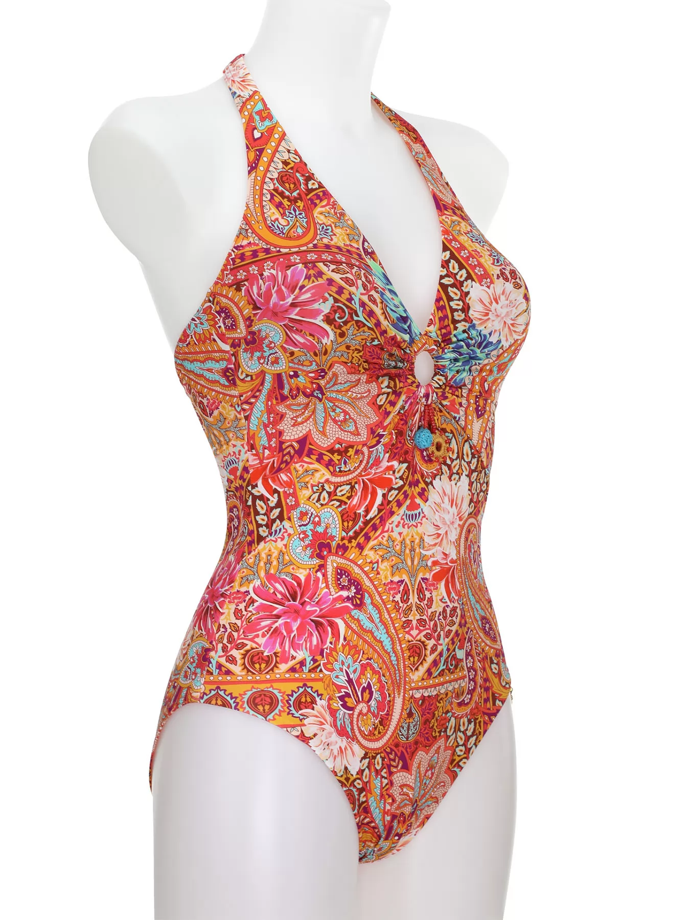 Czerwony, wielobarwny Kostium kąpielowy Opera 62013 - zdjęcie 5
