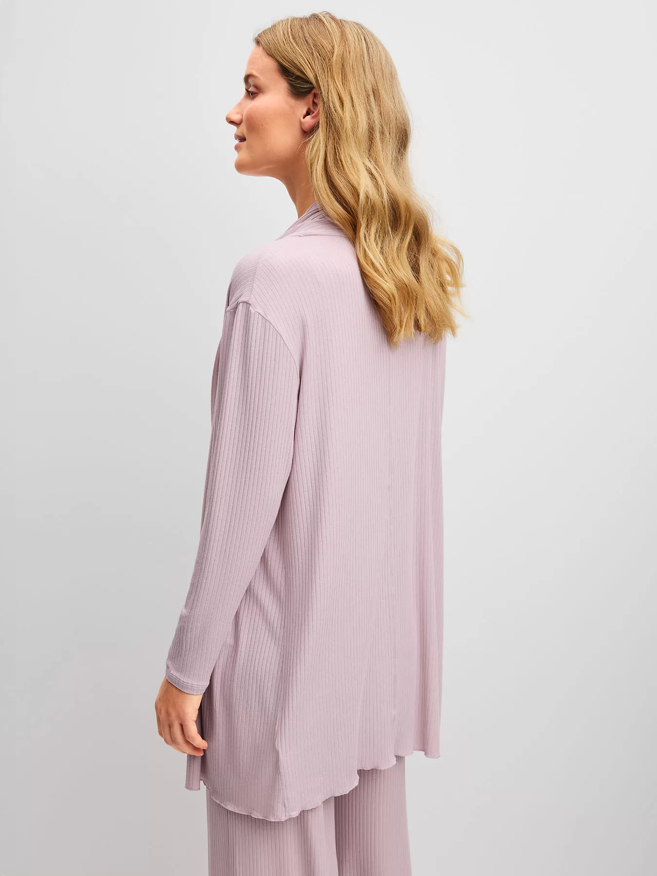 Pudrowy róż, różowy Kimono Calida Feminine Lounge 15856 - zdjęcie 2