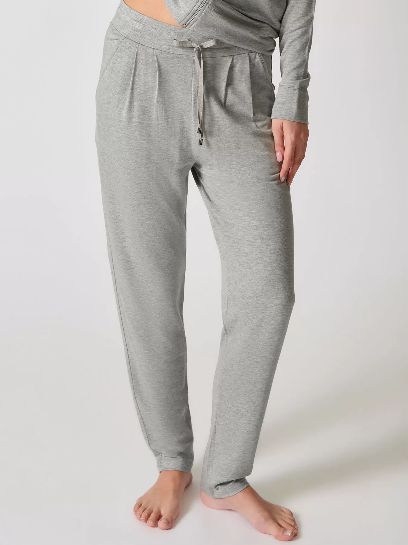 Szary Spodnie dresowe Huber Basic Selection 010567 - zdjęcie 1