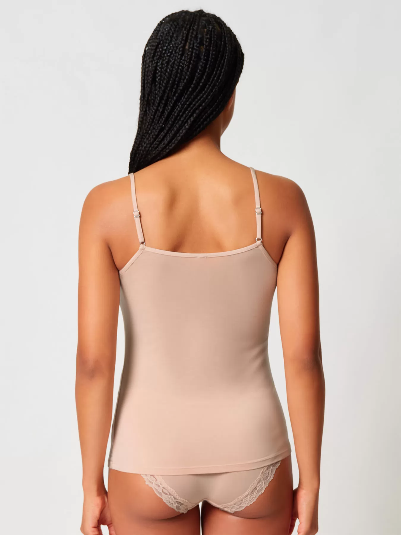 Pudrowy róż Koszulka damska Skiny Advantage Modal Lace 087427 - zdjęcie 2