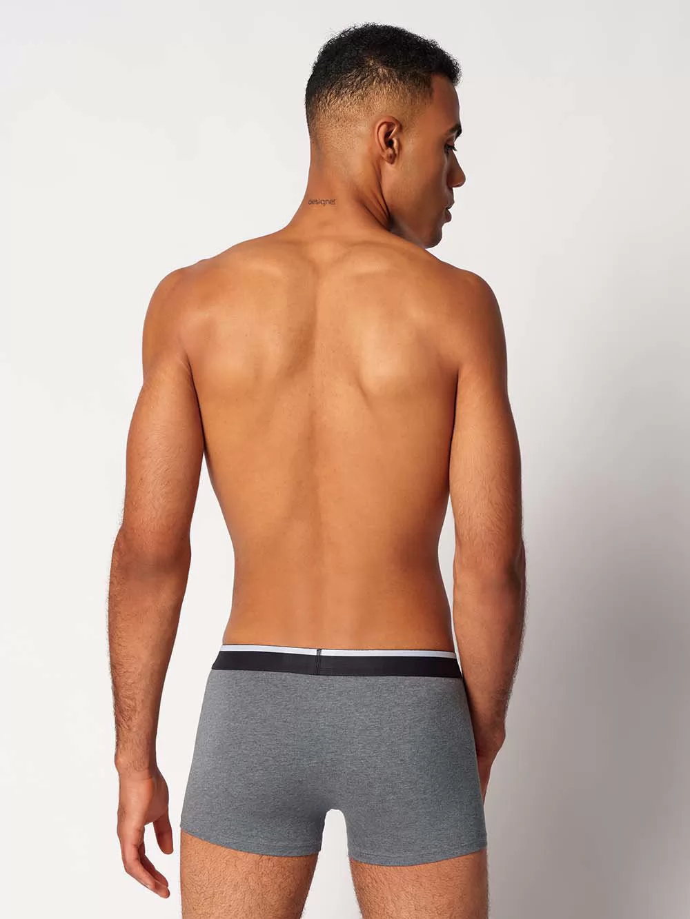 Antracytowy, szary Bokserki męskie 2PACK Skiny Cotton Multipack 085132 - zdjęcie 3