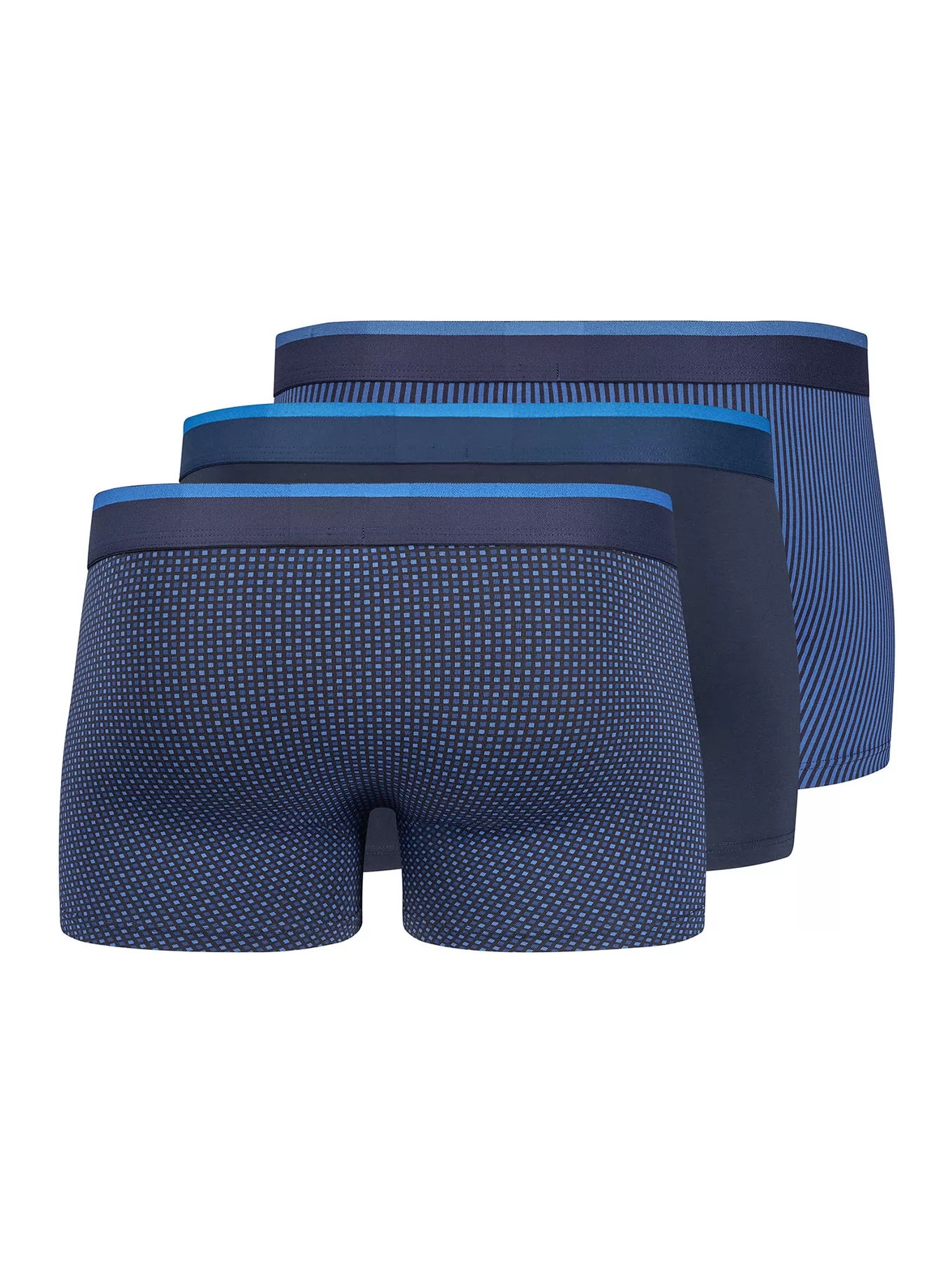 Granatowy, niebieski Bokserki męskie 3PACK Skiny Cotton Multipack 085742 - zdjęcie 8