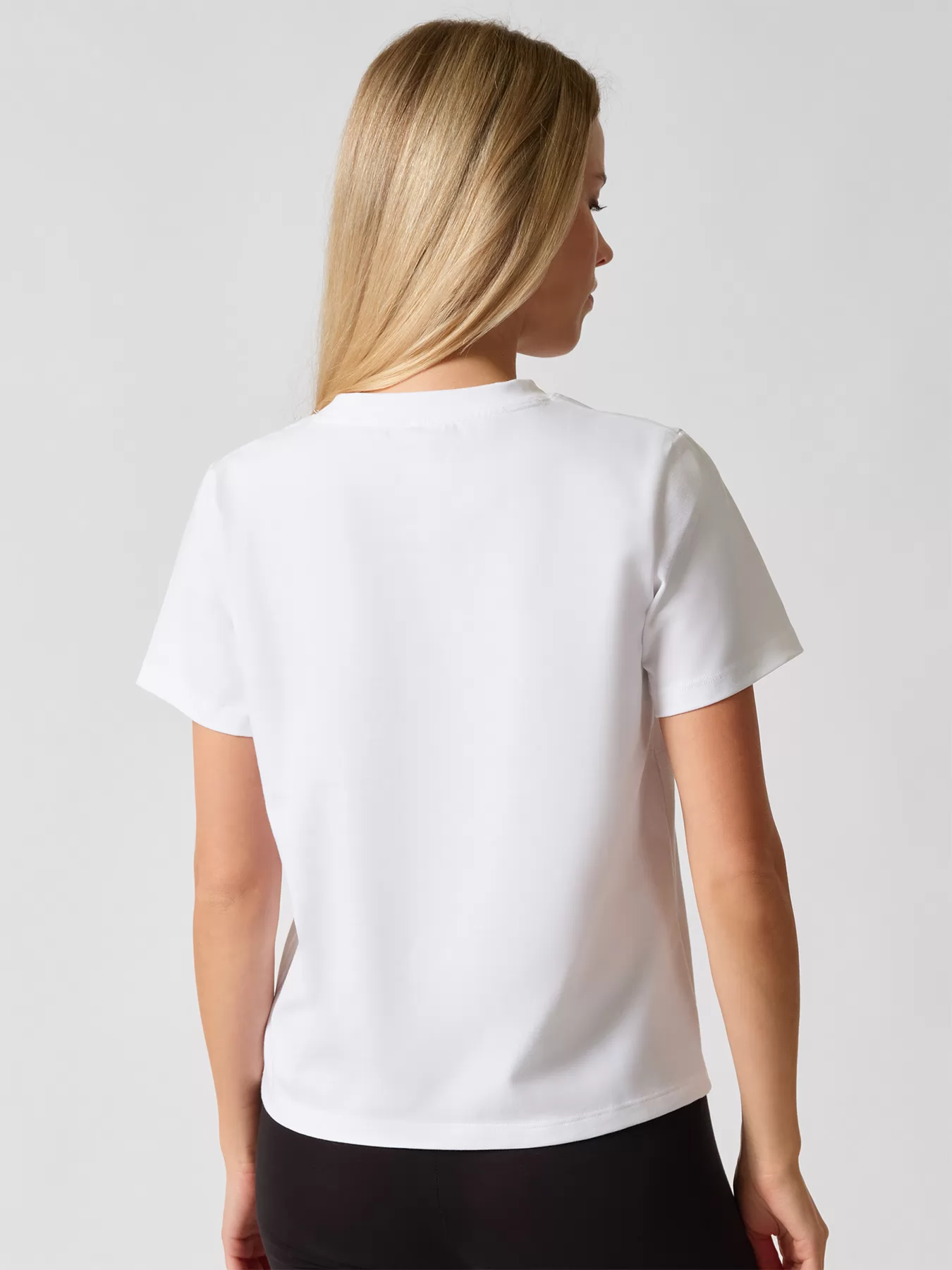 Biały Koszulka damska Skiny Premium Heavy Tee 087525 - zdjęcie 2