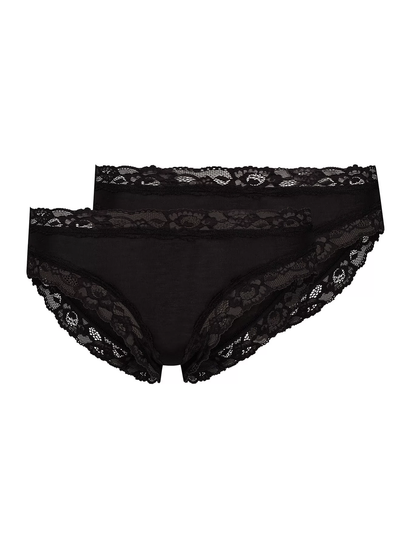 Czarny Figi 2PACK Skiny Advantage Modal Lace 087429 - zdjęcie 2