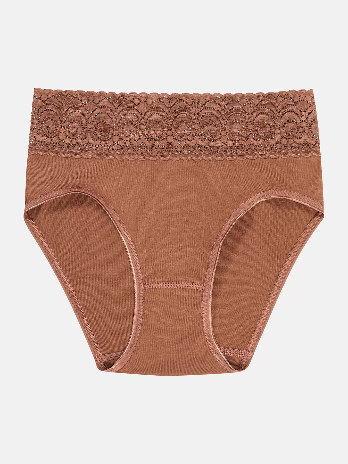 Brązowy Figi pełne Sylvia Speidel Sofia Lace 50241 - zdjęcie 1