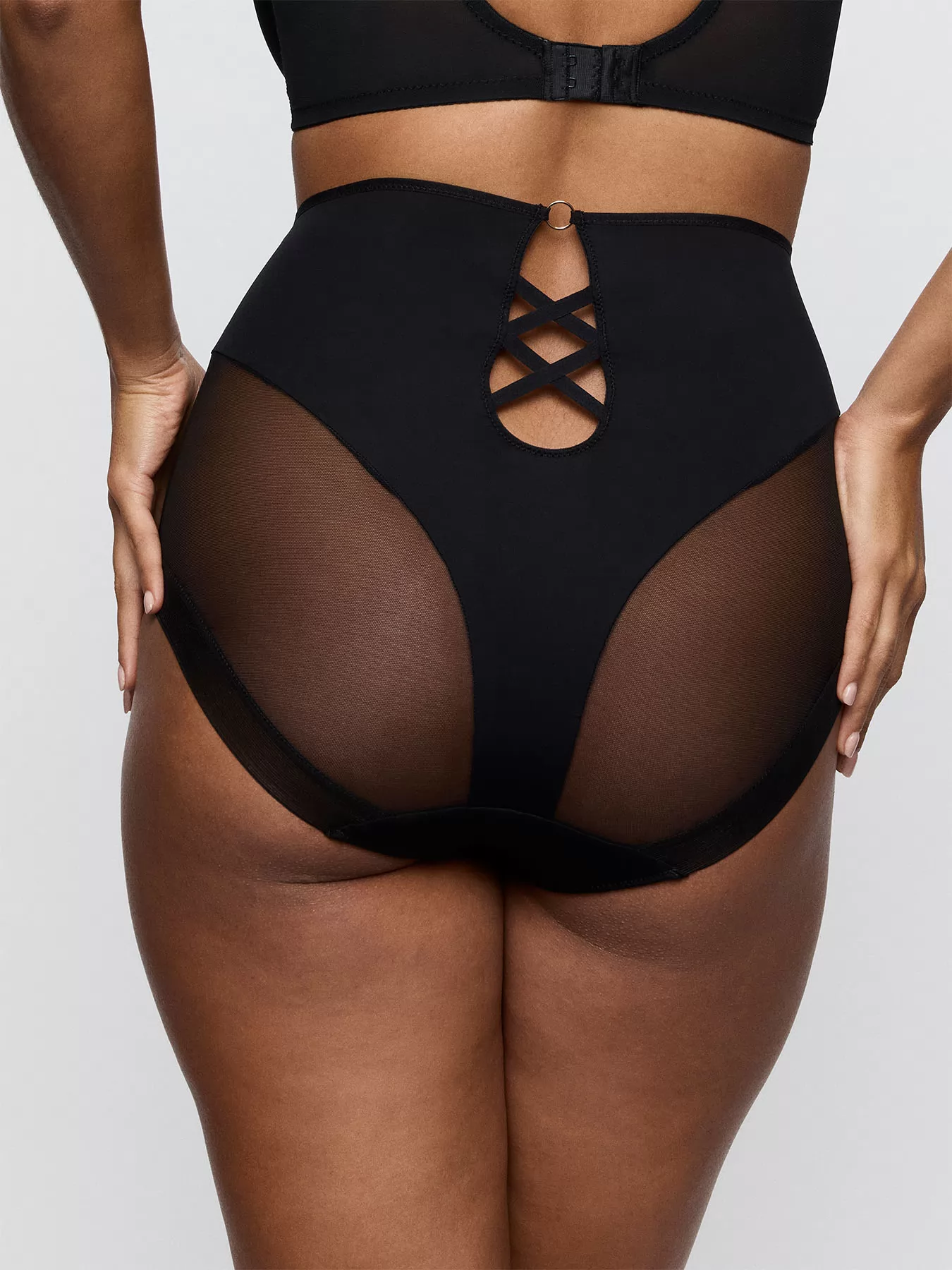 Czarny Figi wysokie Primadonna Twist Sheary 542643 - zdjęcie 2