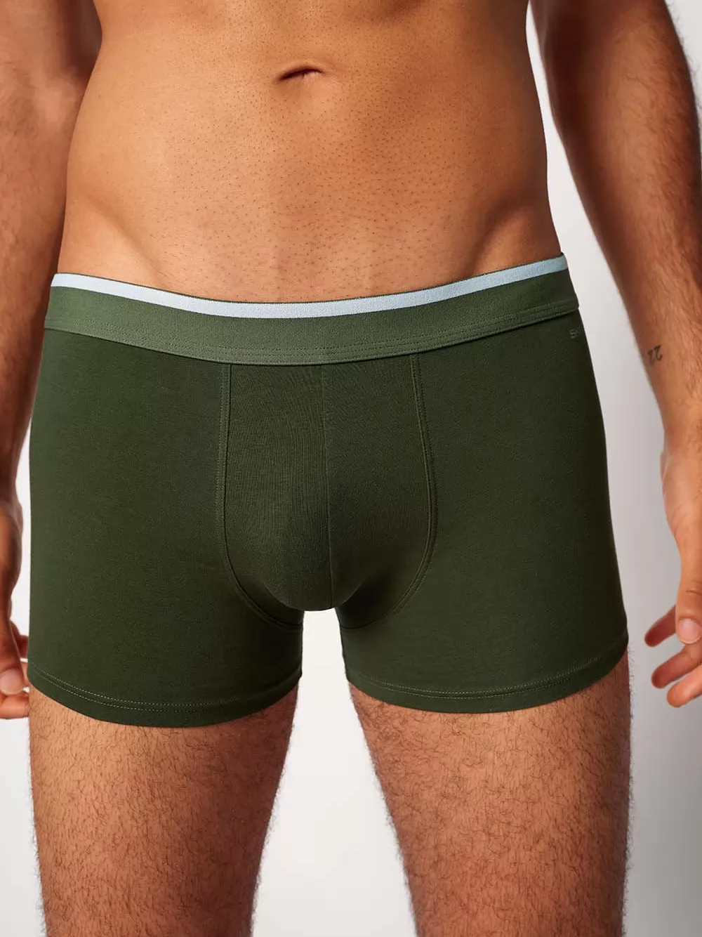 Czarny, granatowy, zielony Bokserki męskie 3PACK Skiny Cotton Multipack 085742 - zdjęcie 2