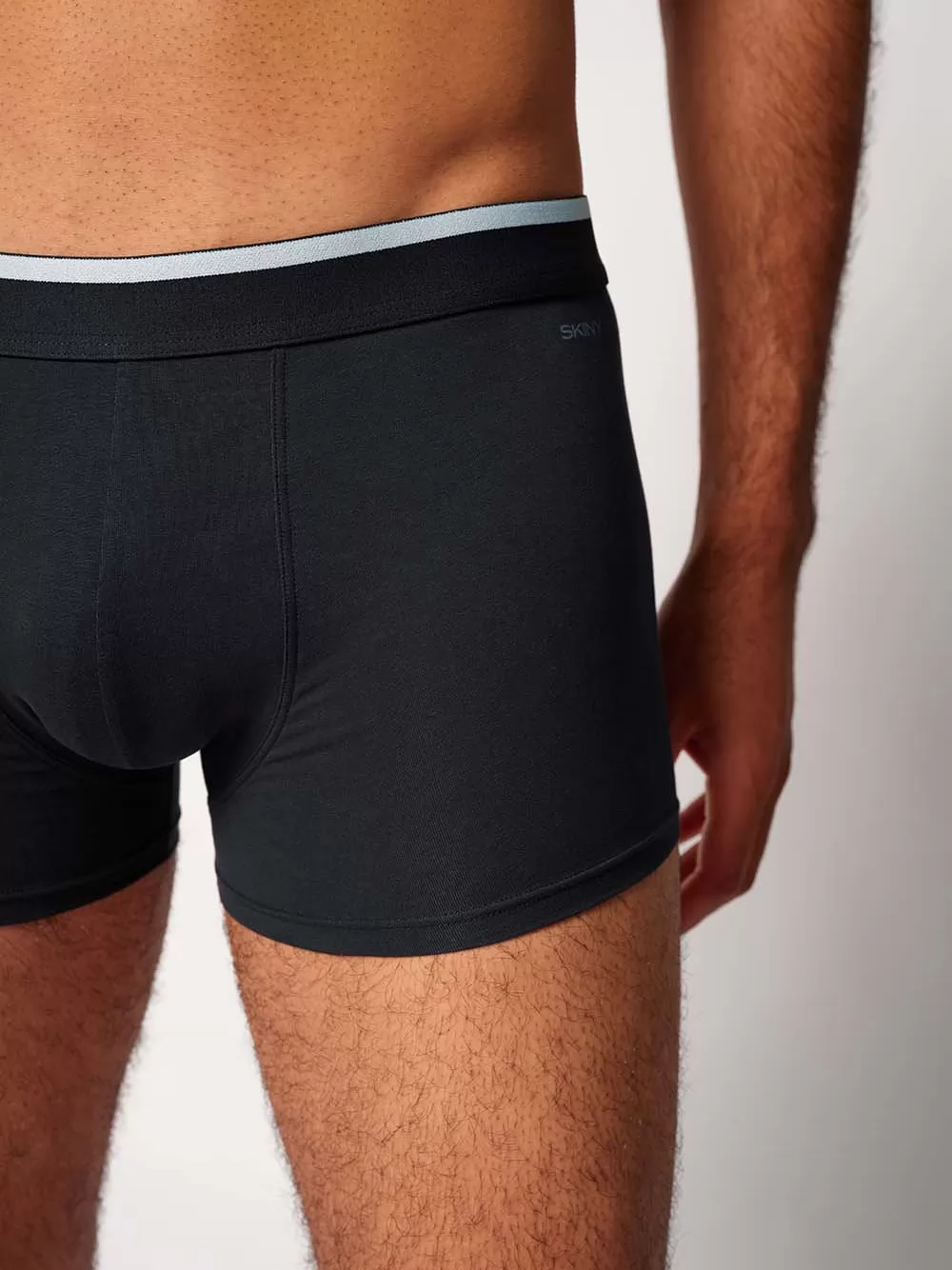 Czarny, granatowy, zielony Bokserki męskie 3PACK Skiny Cotton Multipack 085742 - zdjęcie 4