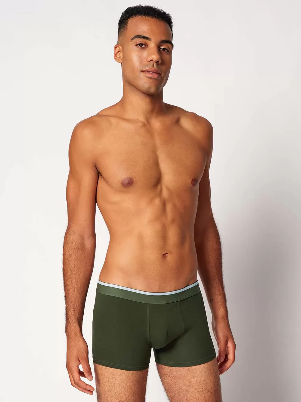 Czarny, granatowy, zielony Bokserki męskie 3PACK Skiny Cotton Multipack 085742 - zdjęcie 6