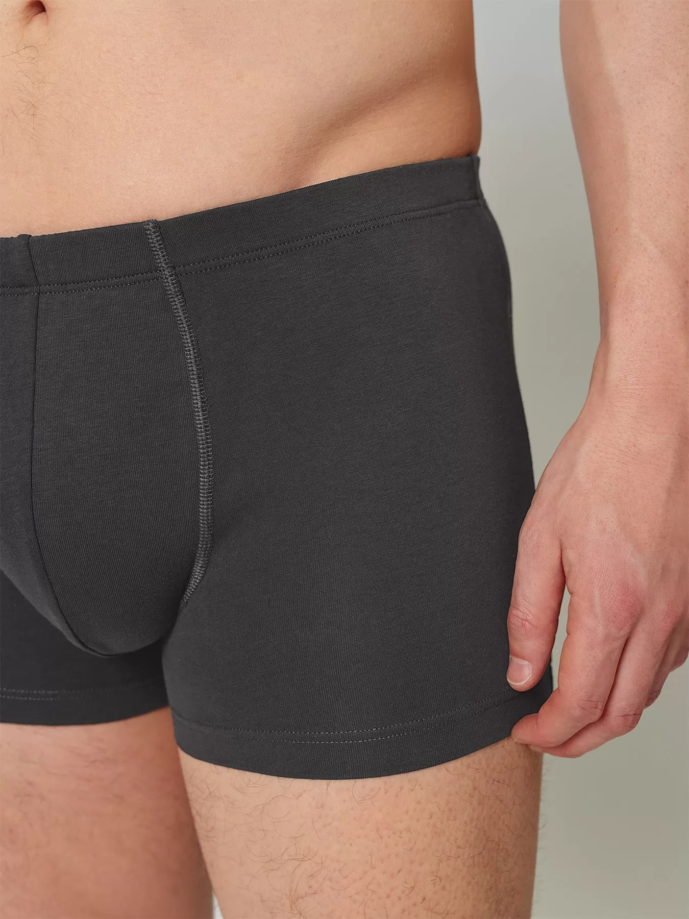 Szary Bokserki męskie 2PACK Huber 110164 - zdjęcie 8