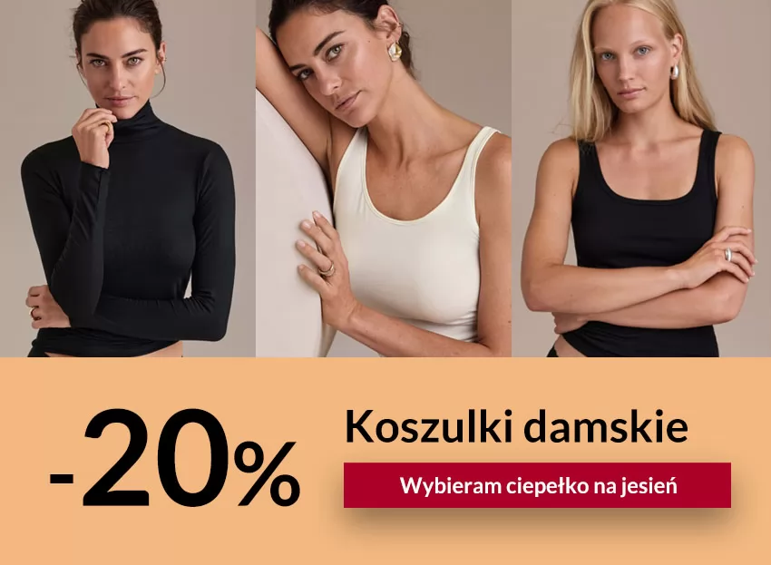 -20% Koszulki damskie - Tylko do czwartku 15.10.2026!